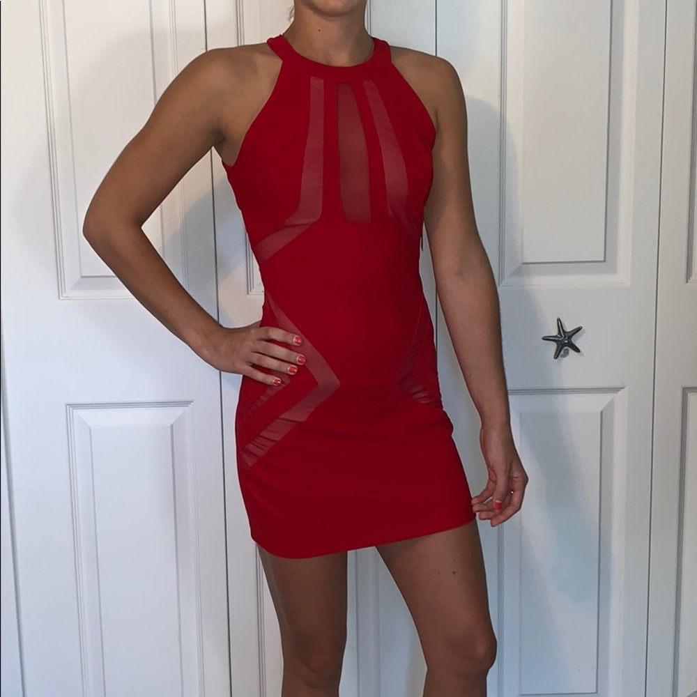 Red formal dress from WINDSOR